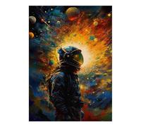 Espace Astronaute Univers Puzzle, Puzzle 1000 Pcs Jeu D'intérieur Adulte | 38x26cm Carton Exercice Mental, Assemblage Précis, Cadeau Ami, Décoration Salon