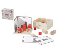 Espace bois 41pcs dans une boîte en bois 18,5x16x9cm