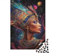 Espace de la Reine égyptienne 1000 Pièce Stock De Cartes Premium Puzzle Classique Amants De Famille Décompression Jeu Cadeaux Pack De Valeur 38x26cm/1000pcs