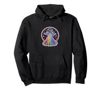 Espace de Science-Fiction Alien UFO Rainbow Beam Sweat à Capuche
