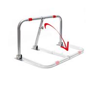 Espace de stationnement pliant avec une serrure et des sangles réfléchissantes