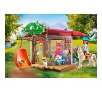 Playmobil Set de jeu 71638 Espace détente avec cavalières – 2 pers 1 cheval coin secret 63 pièces