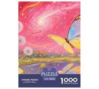 Espace Fantastique Puzzle 1000 pièces Papillon Arc-en-Ciel - Puzzle Mural Élégant, Challenge Cérébral, Pièces Épaisses, Relaxation Et Décoration, 38x26cm/1000pcs