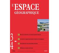 Espace géo 2023-3/4 - Collectif - Puf - broché - Revue