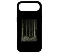 Espace liminal : Dark Woodland Scotland Night Lassie Glen Coque pour iPhone Air