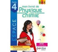 ESPACE Physique Chimie Cycle 4 2020 Livret de connaissances élève Damien Faraco (Auteur), Mathieu Ruffenach (Directeur éditorial)