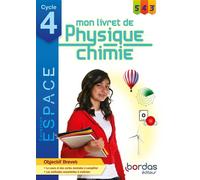 ESPACE Physique Chimie Cycle 4 2020 Livret de connaissances élève - Damien Faraco - Bordas - broché - Scolaire / Universitaire