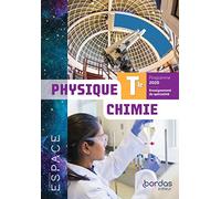 Physique Chimie Enseignement De Spécialité Tle Espace