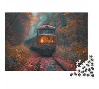 Espace psychédélique, Train de Marchandises 1000pcs (75x50cm) Puzzles Adaptés Aux Adultes Et Aux Personnes Âgées De 14 Ans Et Plus