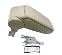 espace rangement accoudoir Pour Audi A4 B6/B7 Accoudoir Voiture Repose Bras Console Centrale Fabriqué(Beige)