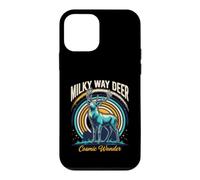 Espace rétro Wonder Milky Way Deer Coque pour iPhone 12 Mini