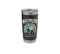 Espace rétro Wonder Milky Way Deer Gobelet isotherme en acier inoxydable double paroi