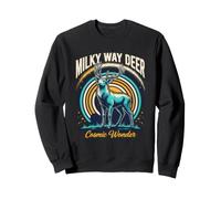 Espace rétro Wonder Milky Way Deer Sweatshirt