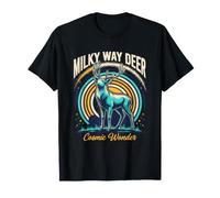 Espace rétro Wonder Milky Way Deer T-Shirt