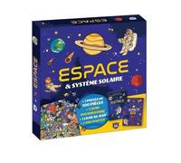 Coffret puzzle documentaire - Espace & Système solaire 100 pieces - Christine Aubouin-Decroix - Editions 365 - Coffret - Jeux livres objets