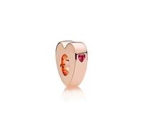 ESPACEUR DEUX COEURS PANDORA ROSE