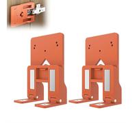 Espaceur magnétique de porte d'armoire avec échelle, outil d'alignement de 2 mm pour installation de porte d'armoire, jig de suspension magnétique pour installation rapide de porte (couleur C)