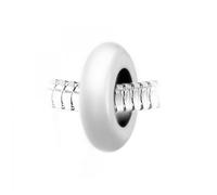Espaceur - So Charm - 13 mm - Acier inoxydable - Argenté - Compatible Pandora et Chamilia