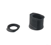 Espaceurs de tige de vélo de 3,8 cm, entretoises de fourche de vélo de route pour guidon, kit de cales en nylon noir, plusieurs tailles