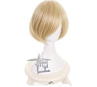 ESPADE Cosplay Wig Anime Youri !!!sur Glace Yuri Plisetsky Yurio Court Blond résistant à la Chaleur Cosplay Costume Perruque