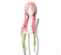 ESPADE Cosplay Wig Devil's Sword Ganlu Temple Glass Pink Gradient Twisted Braid Cosplay Perruque