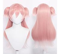 ESPADE Cosplay Wig Genshin Impact Venti Diluc Zhongli Albedo Xiao Kaeya Ganyu HuTao Éther Tartaglia Klee Ningguang Rosaria Saccharose Cosplay Perruque ( Color : YanFei )