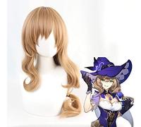 ESPADE Cosplay Wig Jeu Genshin Impact Venti Kaeya Noelle Kong Ying Cosplay Perruques A ( Color : H )