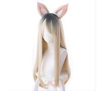 ESPADE Cosplay Wig KDA Girl Group LOL MV Ali Perruque Cospaly teintée à la tête Noire
