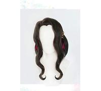 ESPADE Cosplay Wig Kibutsuji Muzan Cosplay Perruque Femmes démon Slayer Kimetsu No Yaiba Cosplay Perruques Perruque de Cheveux + Capuchon de Perruque Gratuit
