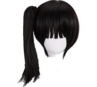 ESPADE Cosplay Wig Perruque for : Kimetsu no Yaiba Tsuyuri Kanawo Tsuyuri Kanao Cosplay Perruque Cheveux synthétiques + Couvre-Chef Papillon + Bonnet de Perruque WigOnly (Color : WigOnly)