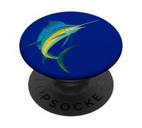 Espadon Mignon coloré Marlin Broadbill Épée Poisson PopSockets PopGrip Adhésif