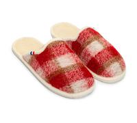 Espadrij - Women's Chausson Woolcheck - Chaussons classiques - EU 36 - rouge check big
