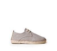 Espadrille à Lacets pour Hommes en Tissu de Coton - Dixon - Pierre, 44 EU