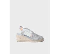 Espadrille à talon compensé bandes élastiques | TANIA-ZR 39
