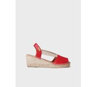 Toni Pons Teide-p Esparto Wedge Sandals Rouge EU 38 Femme