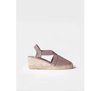 Espadrille Femme en Coton - TER - Taupe, 42 EU