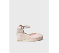 Espadrille à talon compensé pour femme et lin | LAIA-NT 35