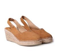 Espadrille compensée Femme en Daim - Betty-A - Cuir, 45 EU