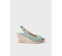 Espadrille compensée ouverte pour femme | MONZA-A 35