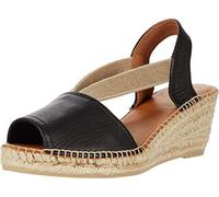 Toni Pons Teide-p Esparto Wedge Sandals Noir EU 39 Femme