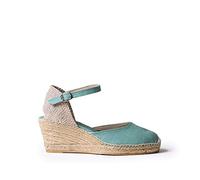 Espadrille en Lin pour Femme - CALDES - Menthe, 37 EU
