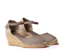 Espadrille en Lin pour Femme - CALDES - Taupe, 40 EU