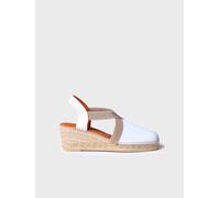 Espadrille et cuir à talon compensé moyen pour femme | TOSSA 40
