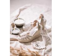 Espadrille et tissu de coton pour mariée | DELILAH 40