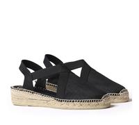 Espadrille Femme en Coton - Verona - Noir, 42 EU