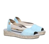 Espadrille Femme en Daim - Ella - Turquoise, 38 EU