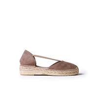 Toni Pons Espadrilles Erla-a en daim avec bandes Marron Femme EU 41