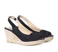 Toni Pons Monza-a Esparto Wedge Sandals Noir EU 38 Femme