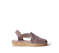 Espadrille Femme en Daim - Nuria - Taupe, 38 EU