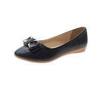 Espadrille Femmes Basket Femme Ete Confortable Women's Comfortable Flat Shoes Spring Summer and Autumn Large Size Single Shoes Flat Heel Light Soft Sole Work Shallow Mouth Casual Le Noir 41